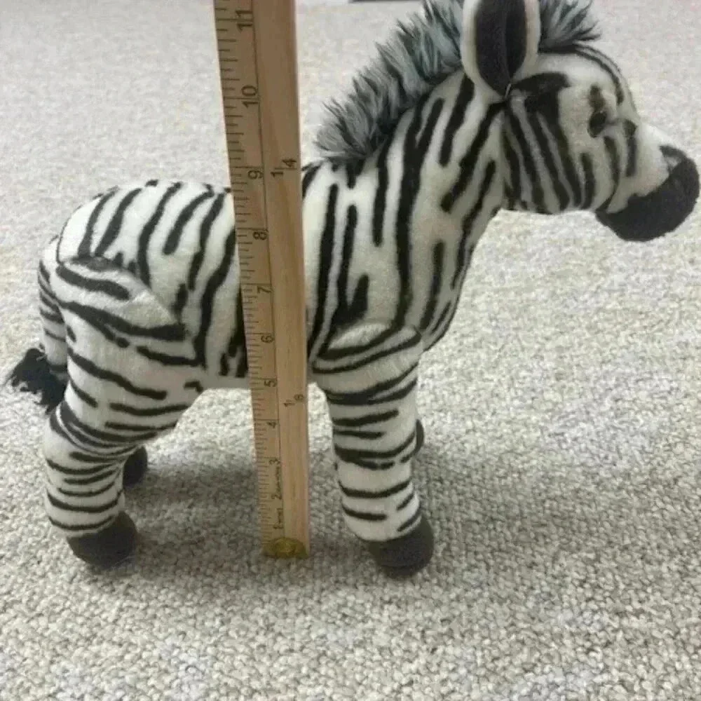 Ganz Signature Black and White Webkinz Zebra No Code - Picture 4 of 9